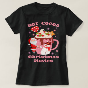 Camiseta Cacao Caliente Y Películas De Navidades