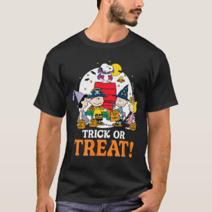 Camiseta Cacao de Halloween Truco o trato claro de luna