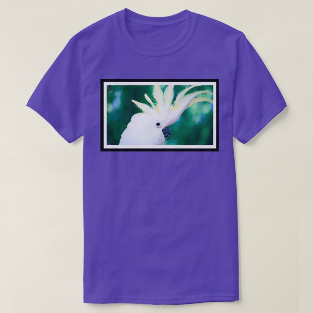 Camiseta cacateo de arte de cacatúa loro loro mamá paro (Diseño del anverso)