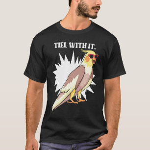 Camiseta Cacatúa con él Pájaro gris para dueño de loro