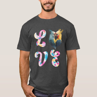 Camiseta Cacatúa de amor Loros Pájaros Amor niña