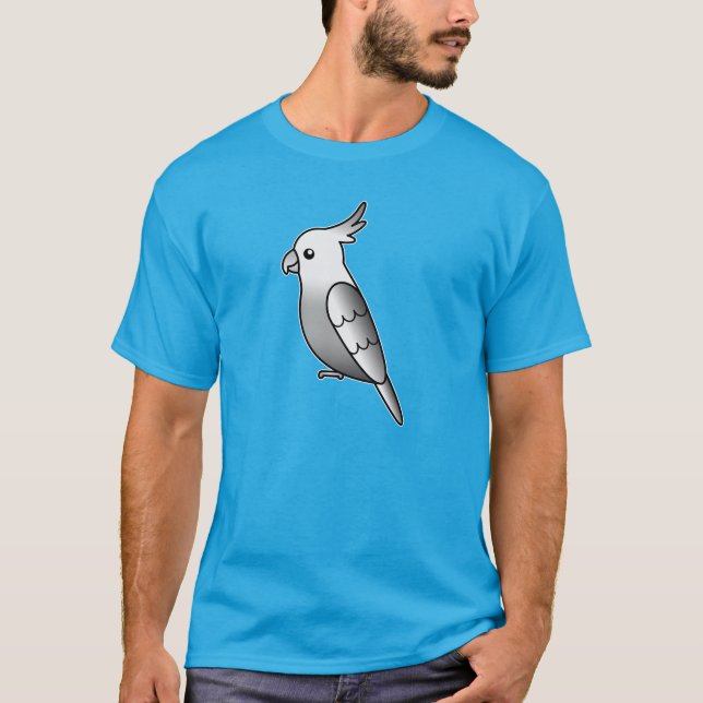 Camiseta Cacatúa loro loro de cara blanca (Anverso)