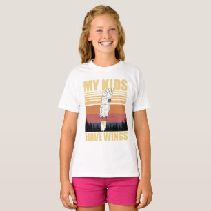 Camiseta Cacatúa Mis hijos tienen alas