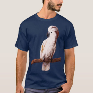 Camiseta cacatúa molucca blanca