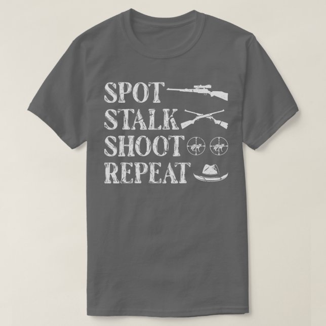 Camiseta Cacería de balas de Stalk Cazando Coyote Hunter (Diseño del anverso)