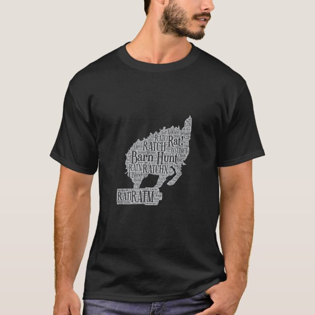 Camiseta Cacería de barba divertida de perro Nube la camise (Anverso)
