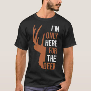 Camiseta Cacería de cazadores de ciervos cazando cuernos de