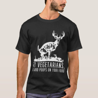 Camiseta Cacería De Cazas De Cerebros Para Hombres Cazador