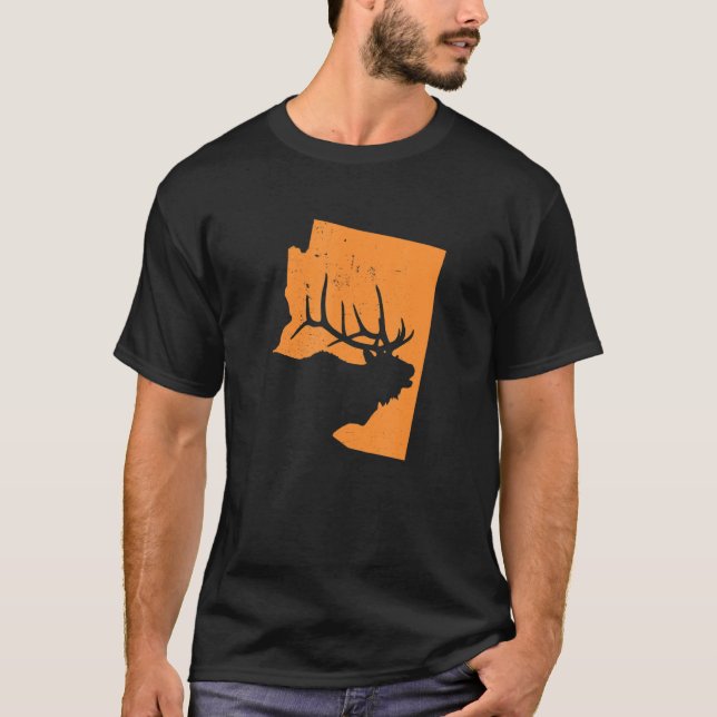 Camiseta Cacería De Elks En Arizona Nos Encanta Cazar Elks (Anverso)