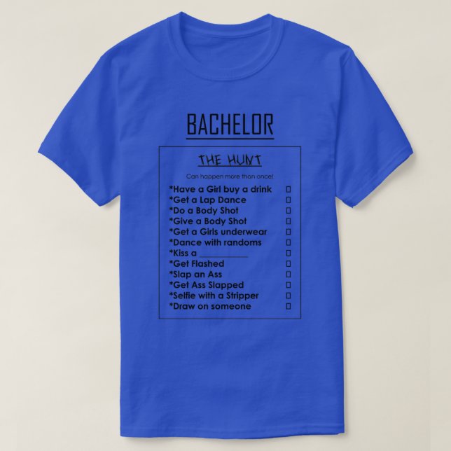 Camiseta Cacería de esclavos del partido del bachiller (Diseño del anverso)