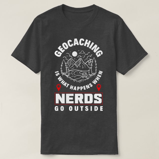 Camiseta Cacería de esclavos geocacher para amantes de la g (Diseño del anverso)