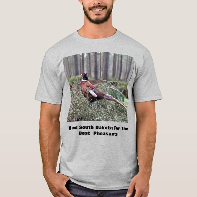 Camiseta Cacería de faisanes en Dakota del Sur (Anverso)