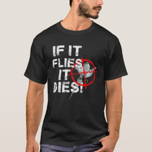 Camiseta Cacería de faisanes en la montaña y cazadores de a