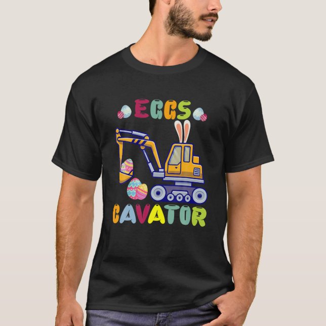 Camiseta Cacería De Huevos De Pascua Graciosa De Eggscavato (Anverso)
