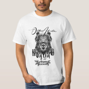 Camiseta Cacería de jabalíes, aventura al aire libre T-Shir