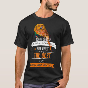 Camiseta Cacería de pájaros por faisanes en Dakota del Sur