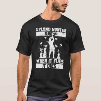 Camiseta Cacería De Pájaros Y Cacería De Heces En La Parte