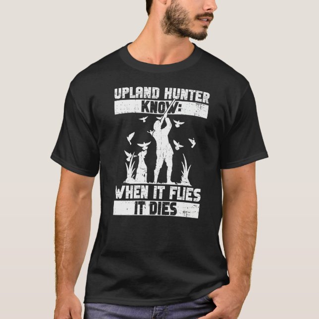 Camiseta Cacería De Pájaros Y Cacería De Heces En La Parte  (Anverso)