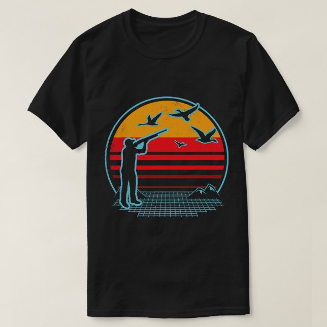 Camiseta Cacería de patatas Retro Sunset estético drwi gráf (Diseño del anverso)