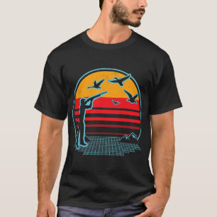 Camiseta Cacería de patatas Retro Sunset estético drwi gráf