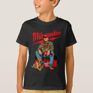 Camiseta Cacería de perros de la mano de la temporada de ca