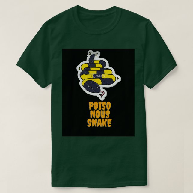 Camiseta Cacería de serpientes de paz (Diseño del anverso)