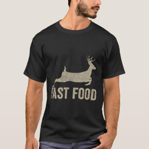 Camiseta Cacería de venados de comida rápida - Caza diverti