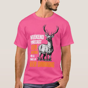 Camiseta Cacería divertida de venados en temporada de caza