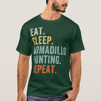Camiseta Cacería el armadillo de sueño y el loco armadillo 