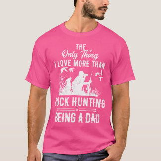 Camiseta Cacería Graciosa De Patos Con Perro De Papá Para C