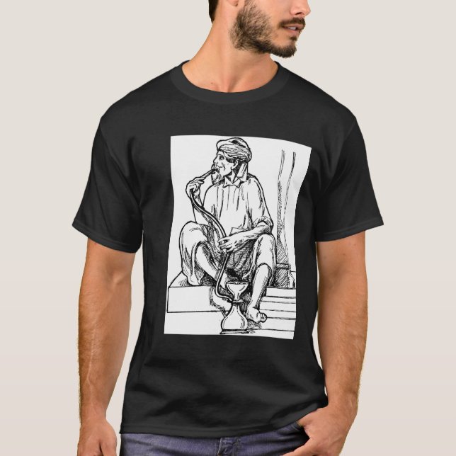 Camiseta Cachimba que fuma del hombre (Anverso)