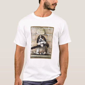 Camiseta "Cachorro, 4 semanas de edad"