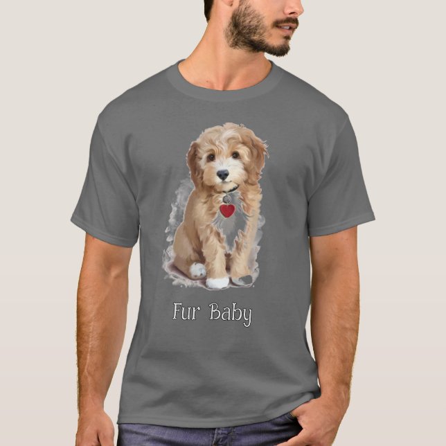 Camiseta Cachorro Adorable  (Anverso)