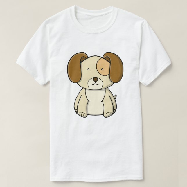 Camiseta Cachorro adorable (Diseño del anverso)