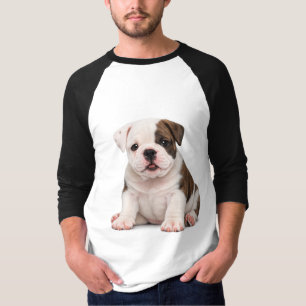 Camiseta Cachorro adorable de Bulldog Inglés
