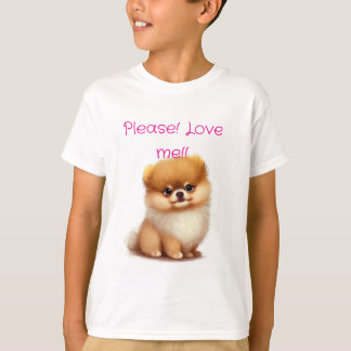 Camiseta Cachorro Adulado Fluffy Pomerania