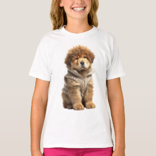 Camiseta Cachorro Chow con Melena Niños