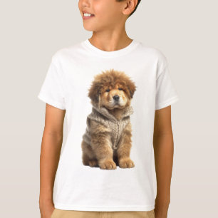Camiseta Cachorro Chow con Melena Niños
