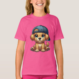 Camiseta Cachorro con arte de Personalizado de Cap