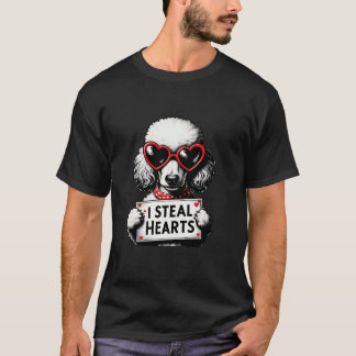 Camiseta Cachorro Cute I Robar Corazón Niños Hombres Mujere