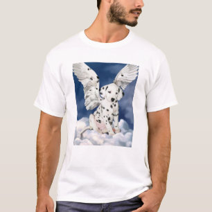 Camiseta cachorro dálmata ángel
