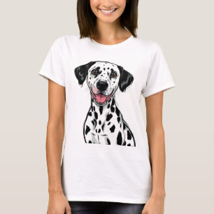 Camiseta Cachorro dálmata juguetón