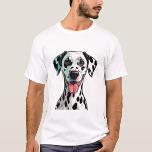 Camiseta Cachorro dálmata juguetón