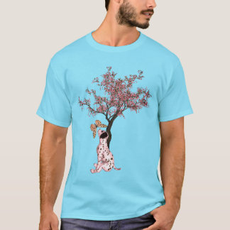 Camiseta Cachorro Dalmatiano Y Mariposa