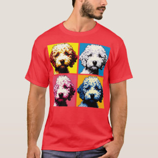 Camiseta Cachorro de arte retro Lagotto Romagnolo