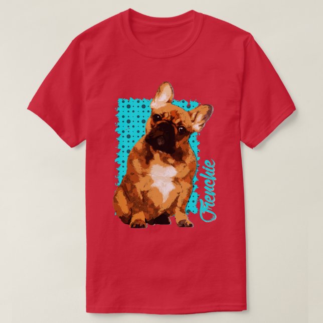 Camiseta Cachorro de Bulldog francés (Diseño del anverso)