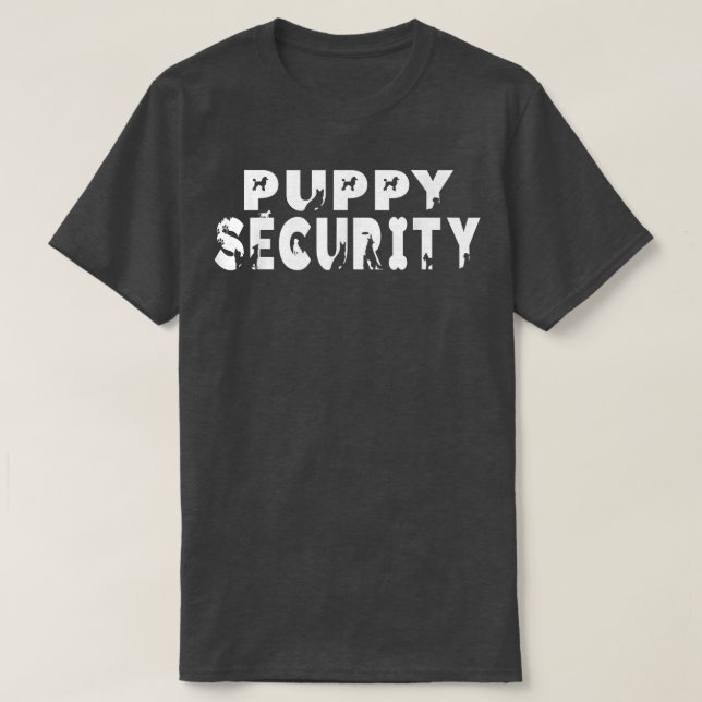 Camiseta Cachorro de Cachorro Adulto de Seguridad de Cachor (Diseño del anverso)
