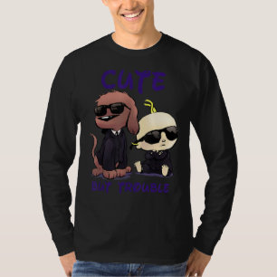 Camiseta Cachorro de cachorro bebé cute problemas perro de 