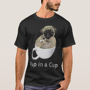 Camiseta Cachorro De Cachorro En Una Cama