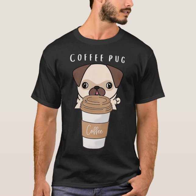 Camiseta Cachorro de café (Anverso)